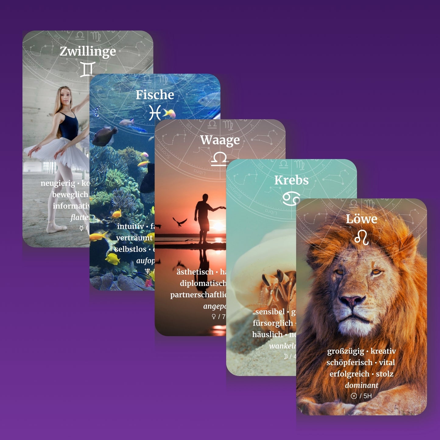 Astrologie Lounge Cards