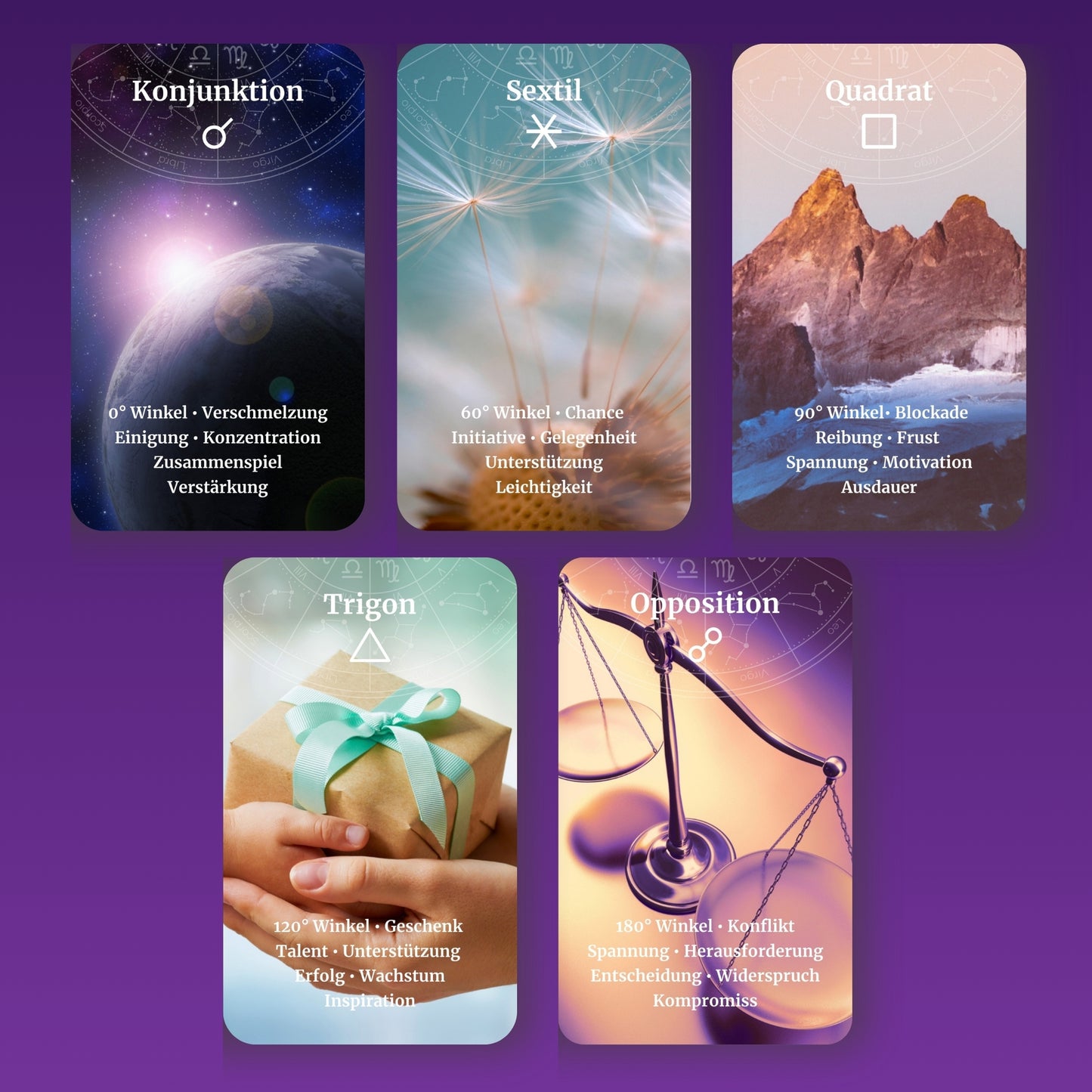 Astrologie Lounge Cards