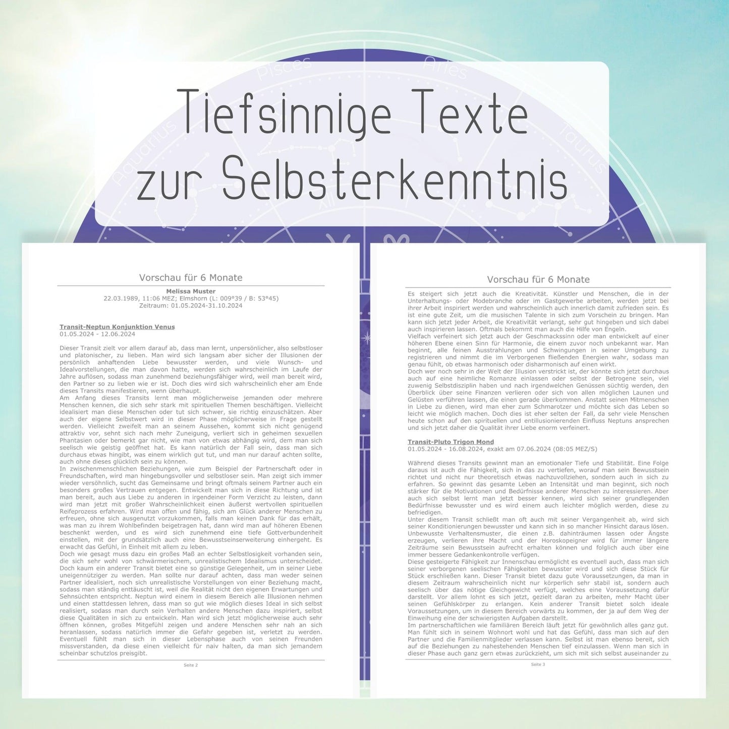 Astrologische Prognose für 6 Monate
