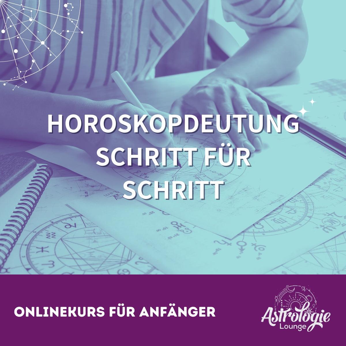 Horoskopdeutung Schritt für Schritt