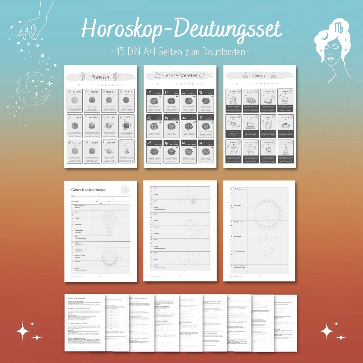 Geburtshoroskop analysieren