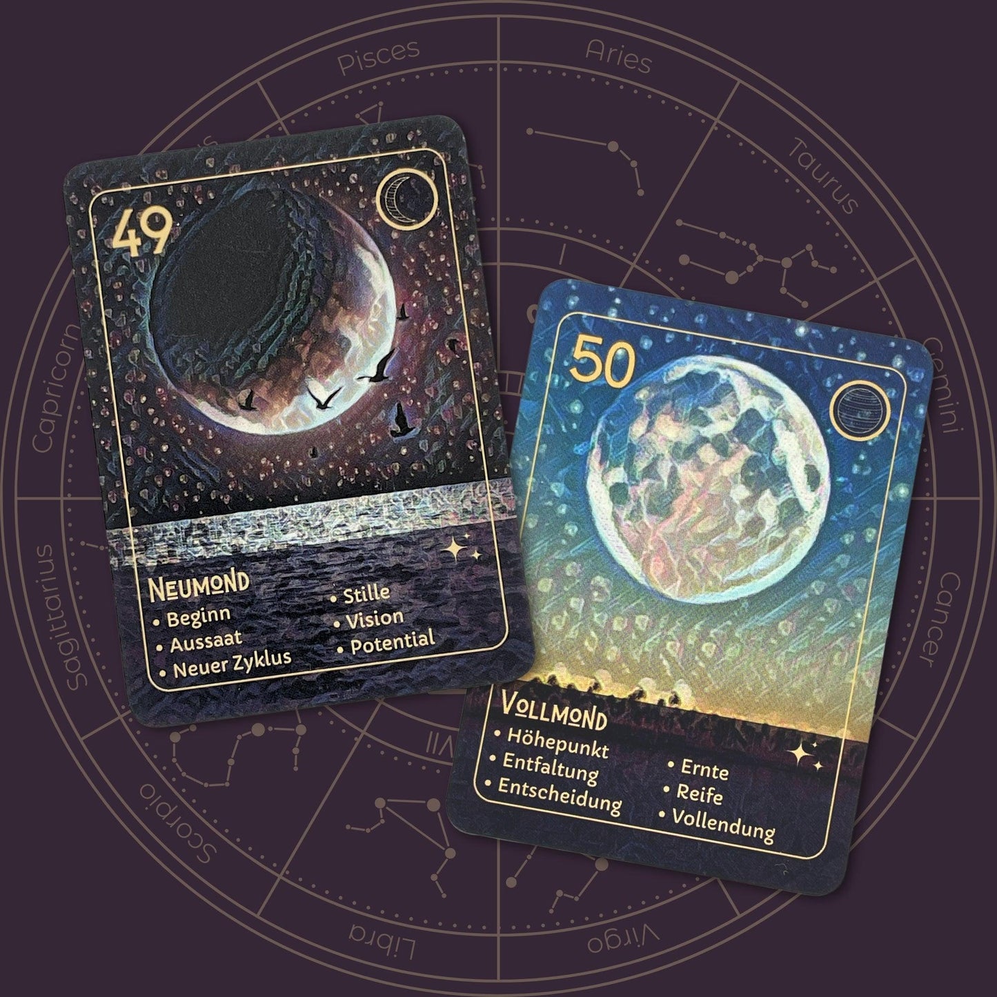 Astrologie Lernkarten 'Mystic'