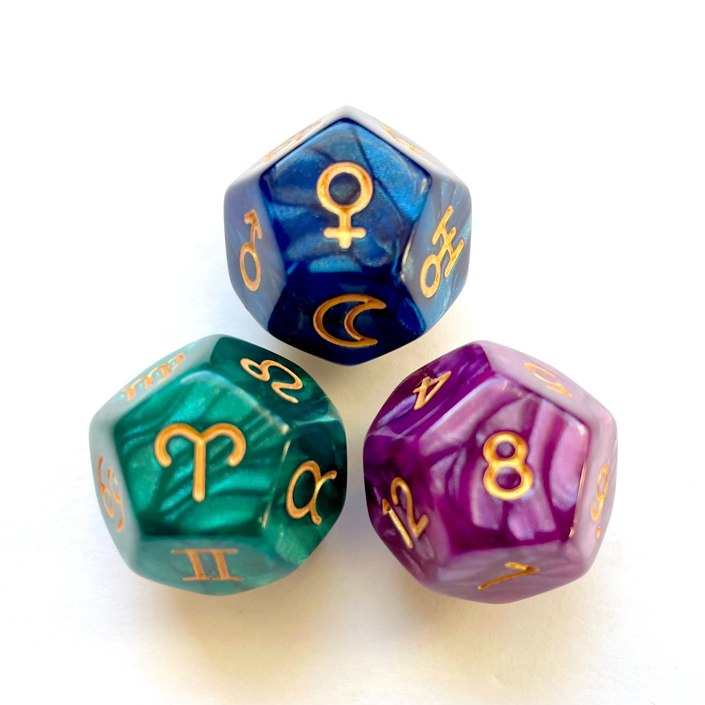 Astrologie-Würfel-Set