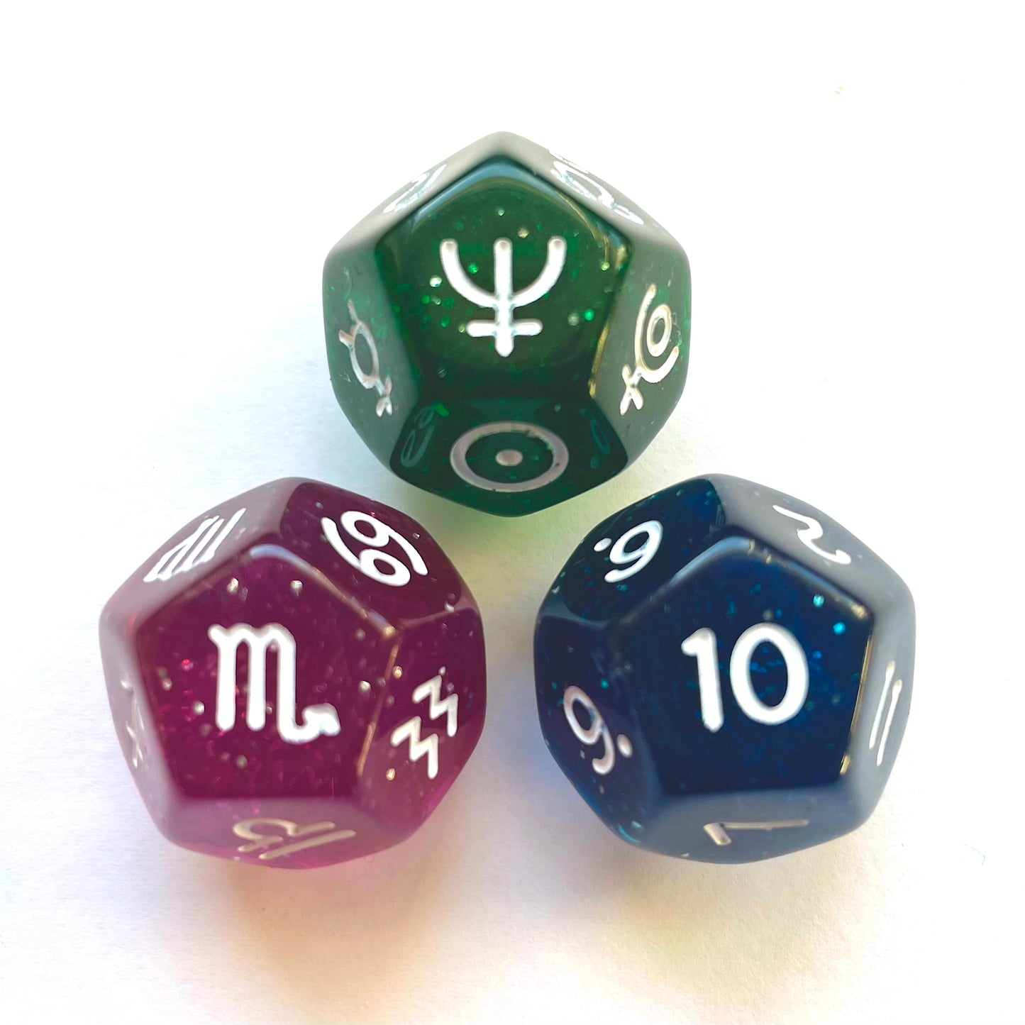 Astrologie-Würfel-Set