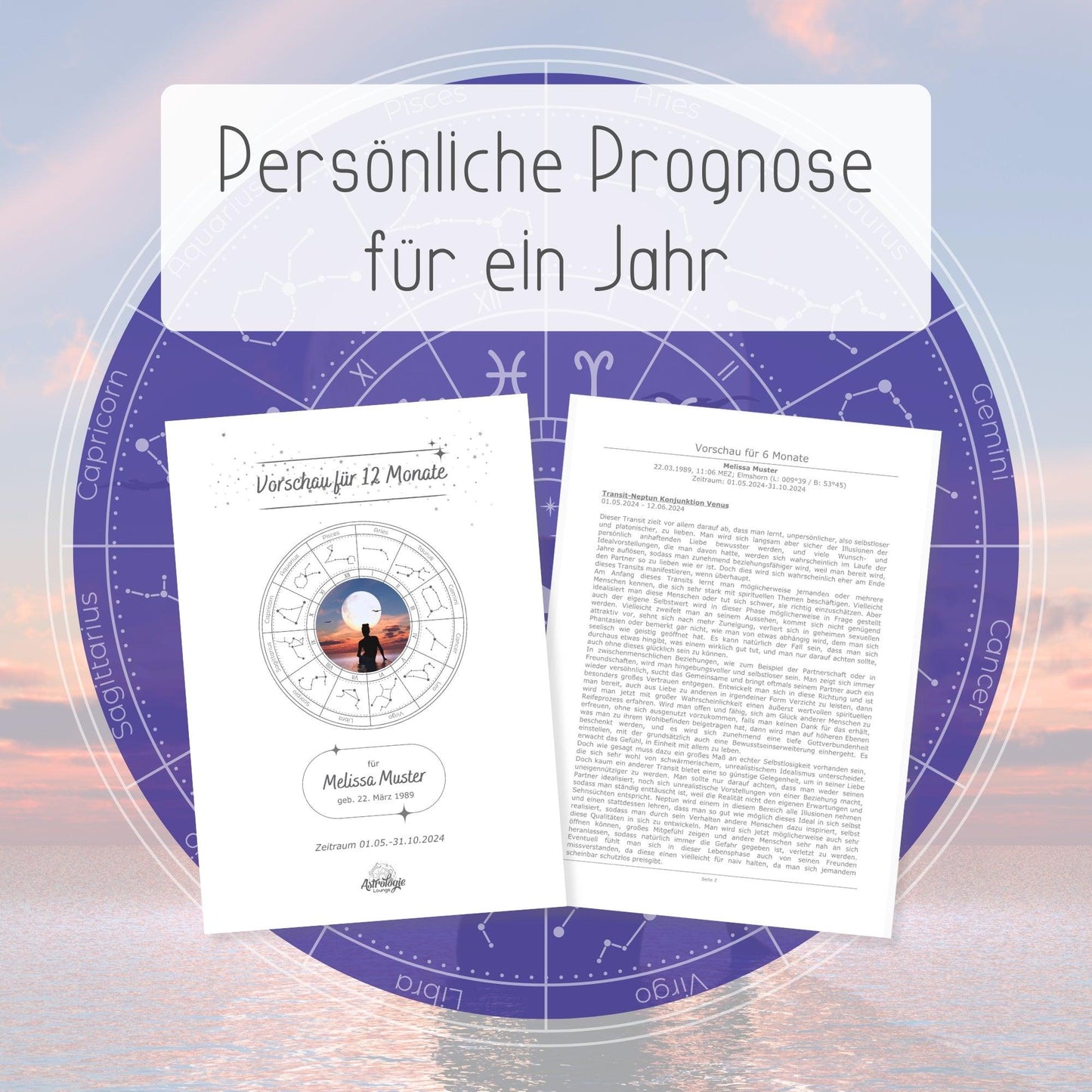 Schriftliche Prognose für ein Jahr