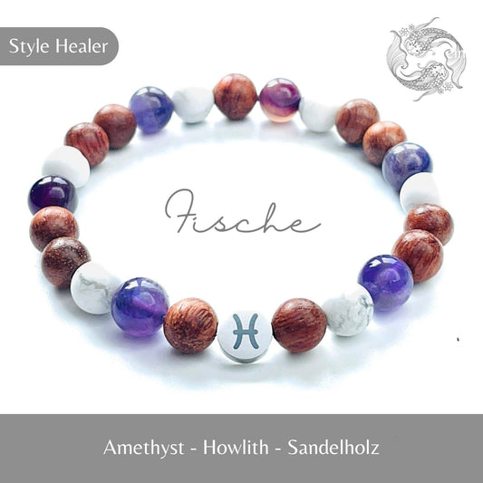 Heilstein Armband Fische