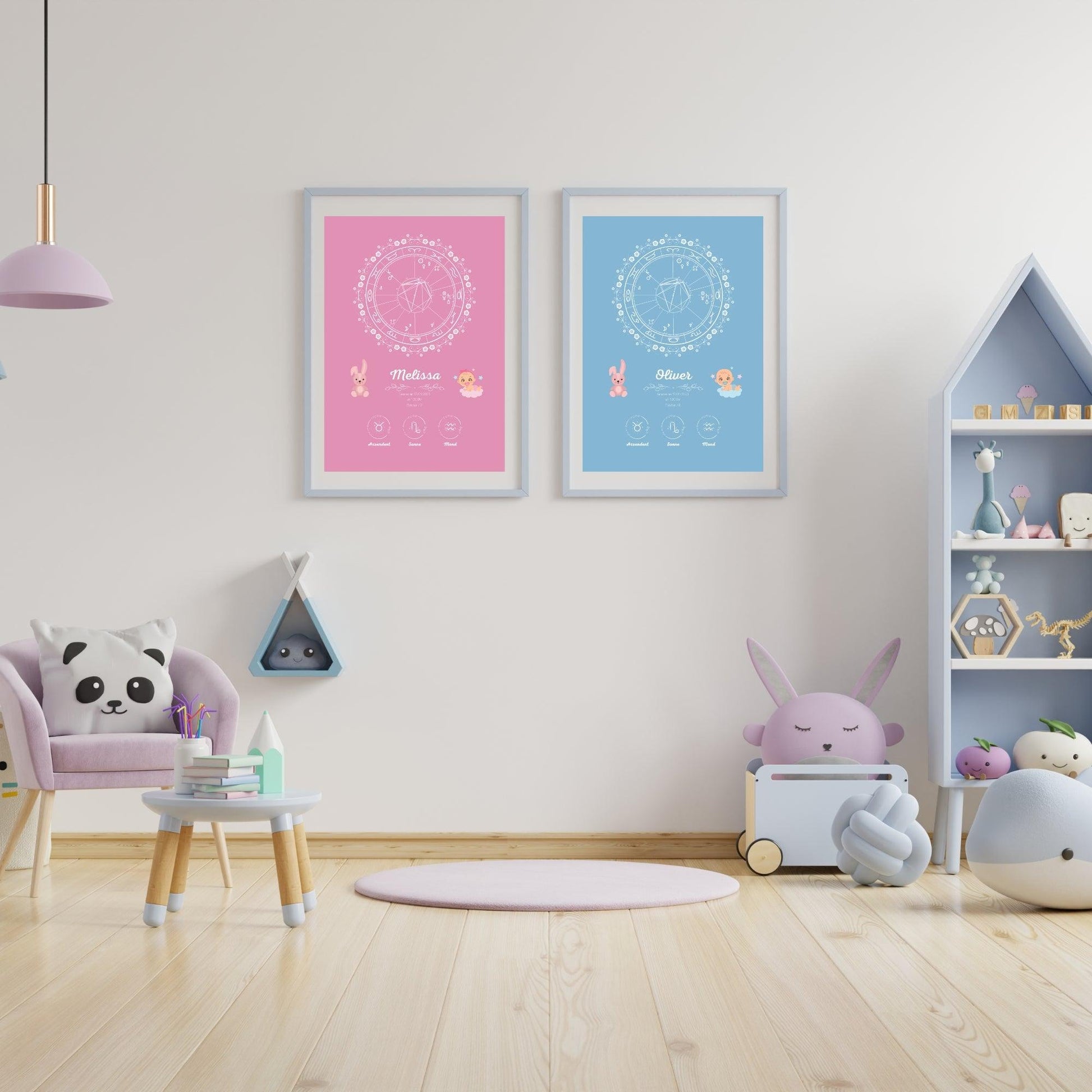 Horoskop-Poster für Kinder