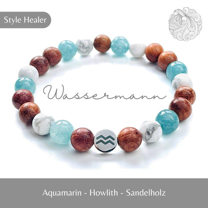 Heilstein Armband Wassermann