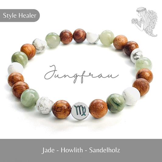 Heilstein Armband Jungfrau