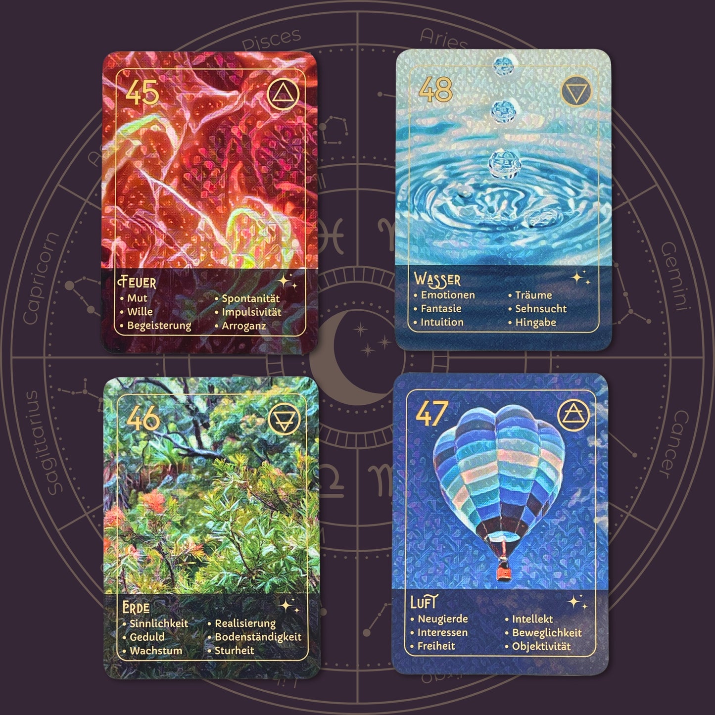 Astrologie Lernkarten 'Mystic'
